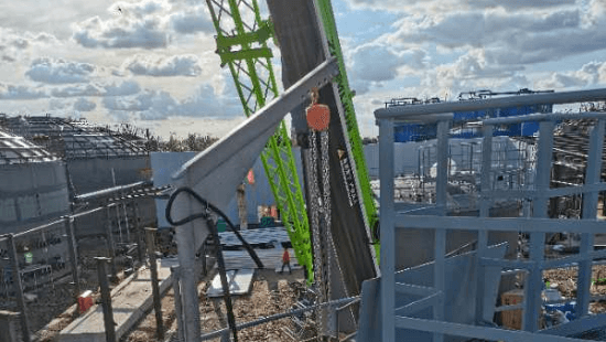 2020年7月11日，公司预中表中电常熟燃机热电联产项目全厂管道安装项目。